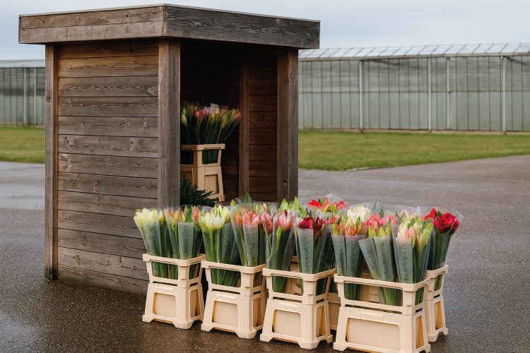 Bloemenstal - Huisverkoop - Amaranthos Flowers - Amaryllissen - Bleiswijk - Amaryllis kopen bij de kweker – huisverkoop Amaranthos Flowers